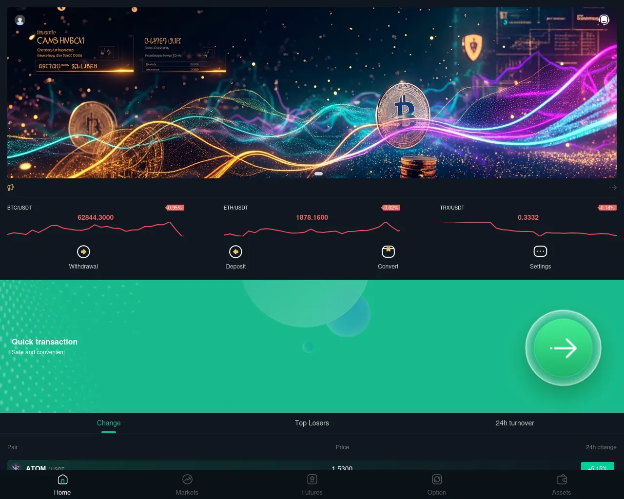 Screenshot of foxbitx.tech