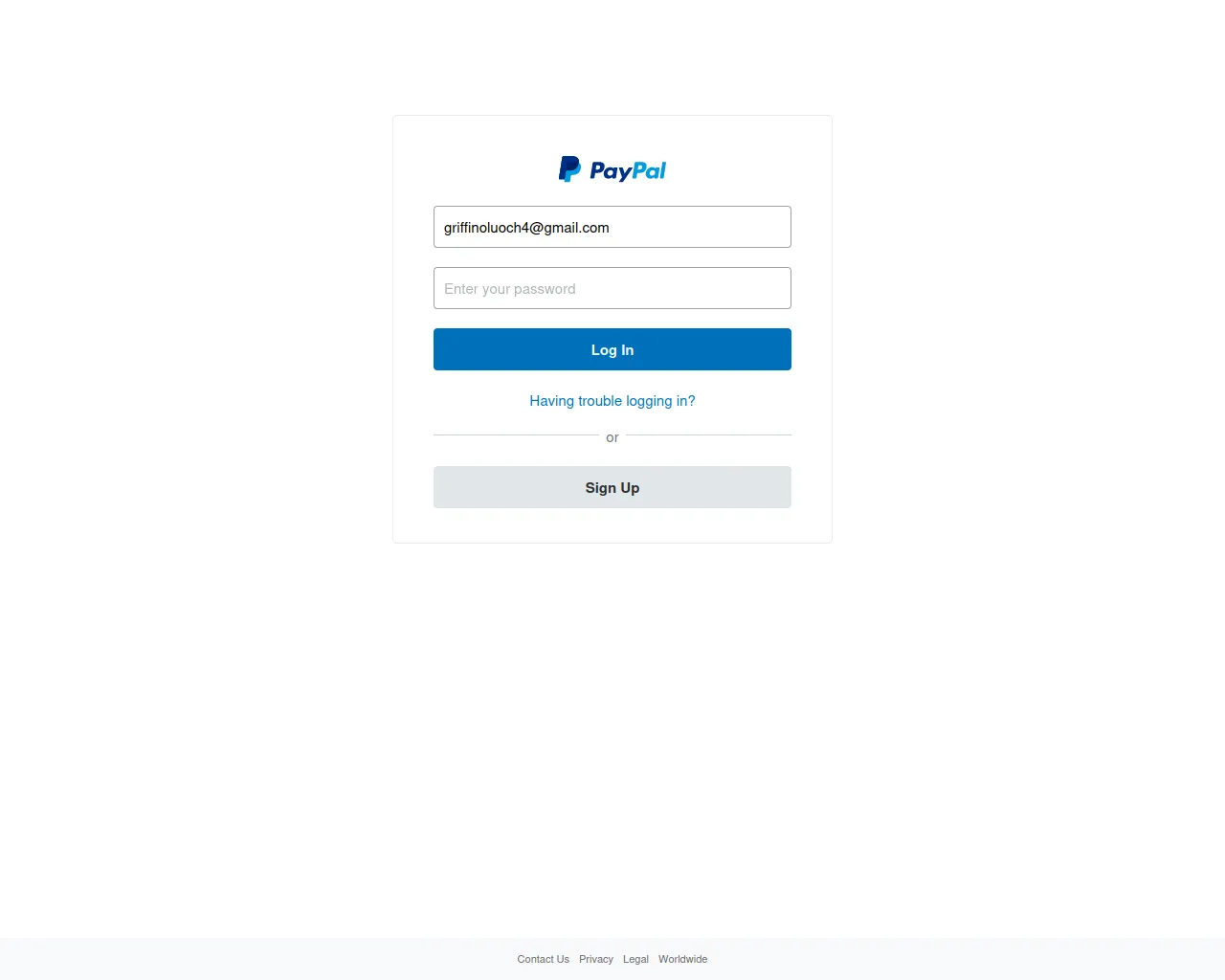 Screenshot of paypalverification.netlify.app