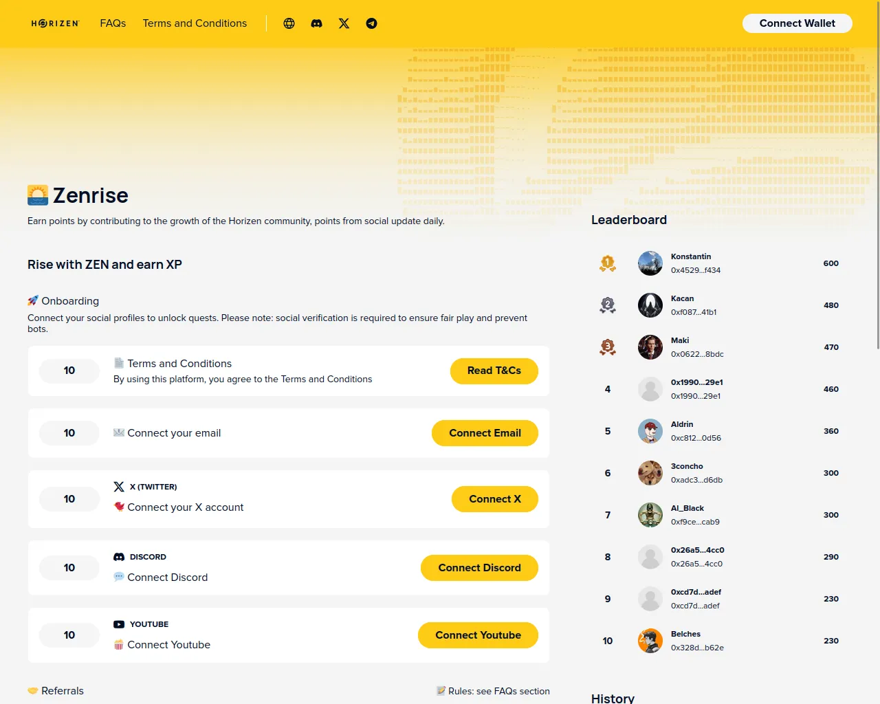 Screenshot of zenrise-horizen.com
