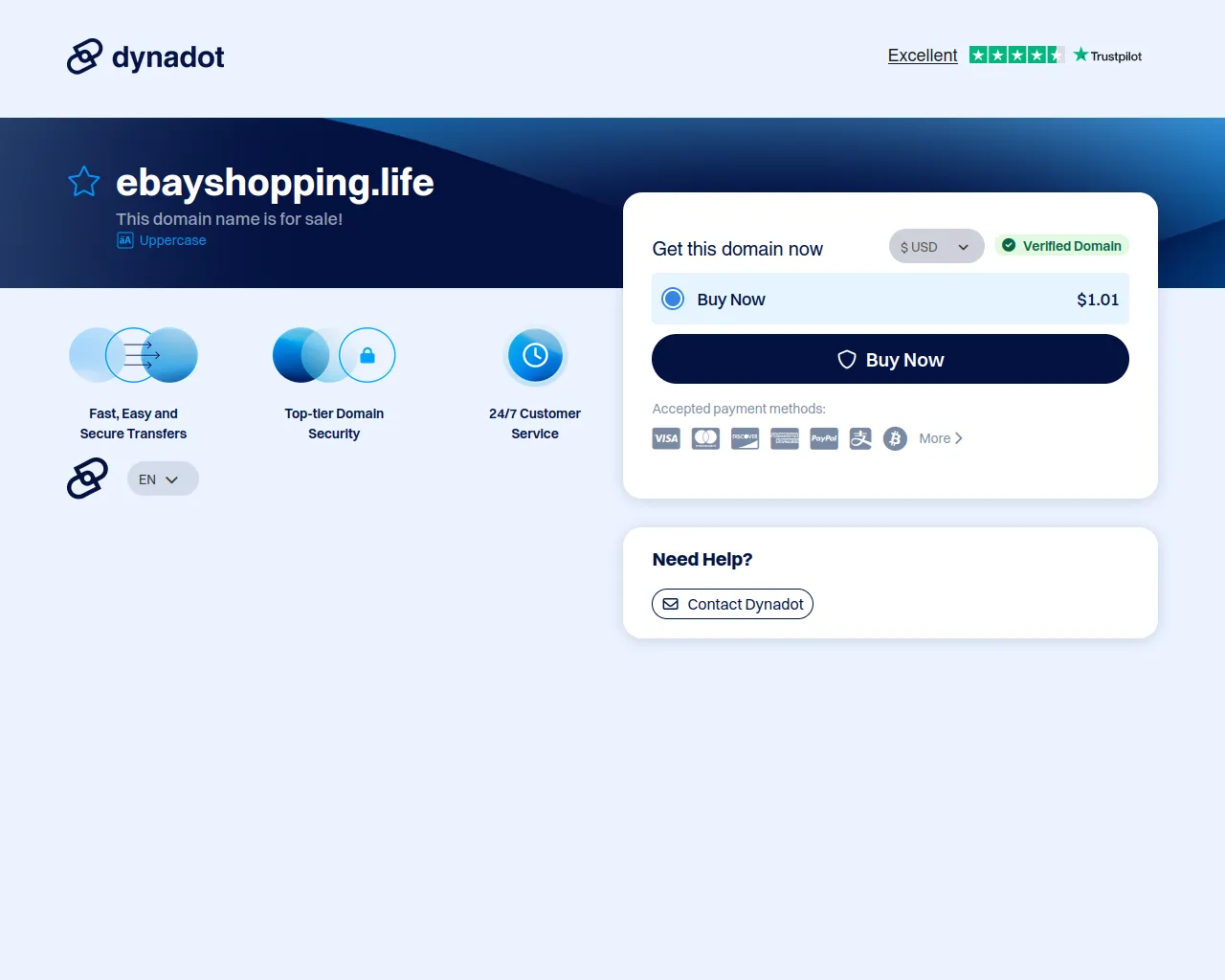 Screenshot of ebayshopping.life