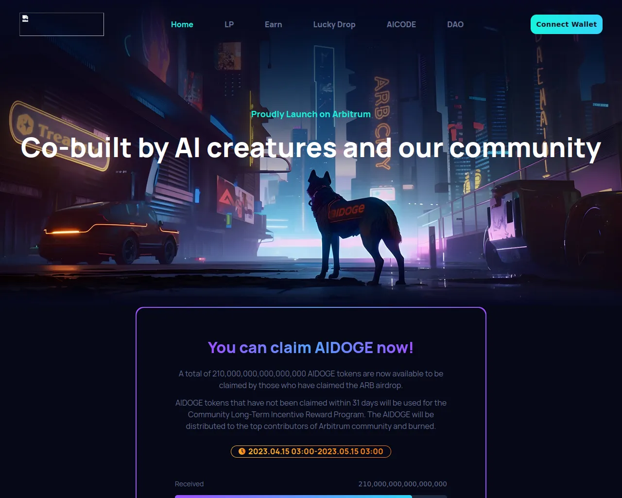 Screenshot of arb-arbdoge.pages.dev
