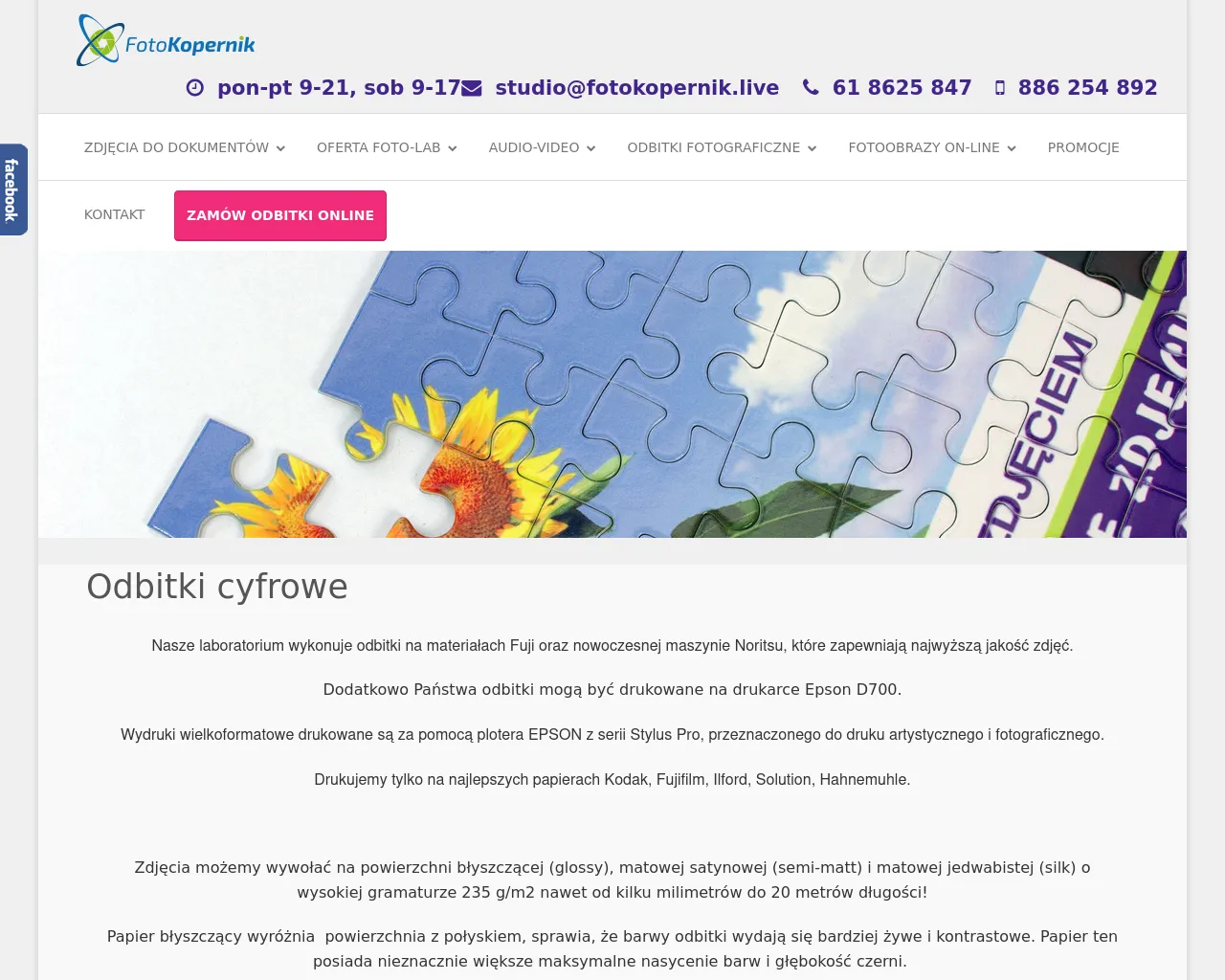 Screenshot of fotokopernik.live