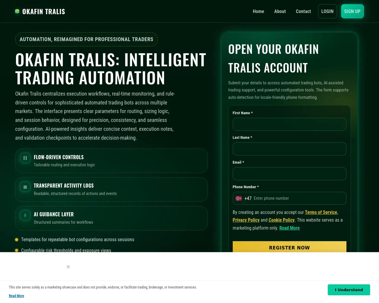 Screenshot of okafintralis.click