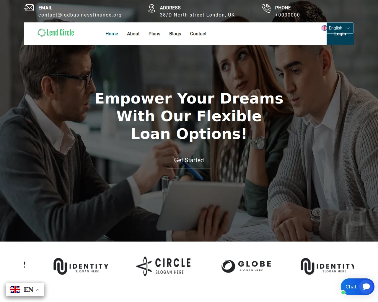 Screenshot of lendcircle.org