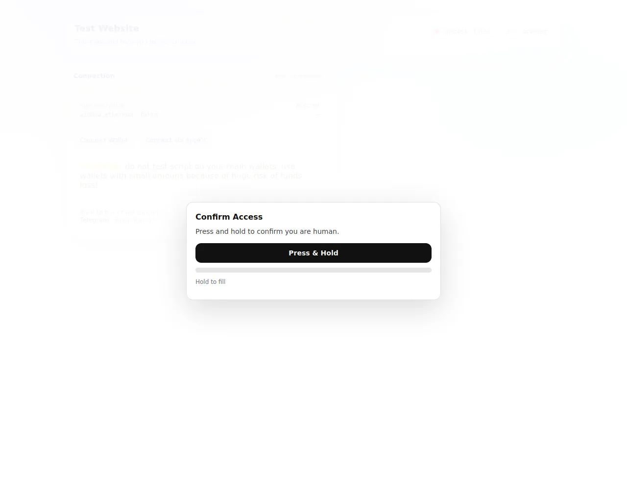 Screenshot of richthekid7-evm-test.vercel.app