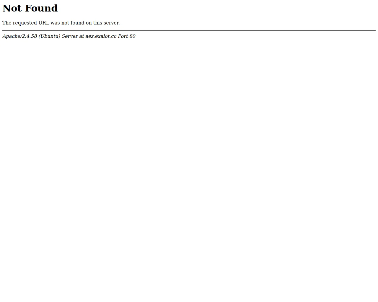 Screenshot of aez.exalot.cc