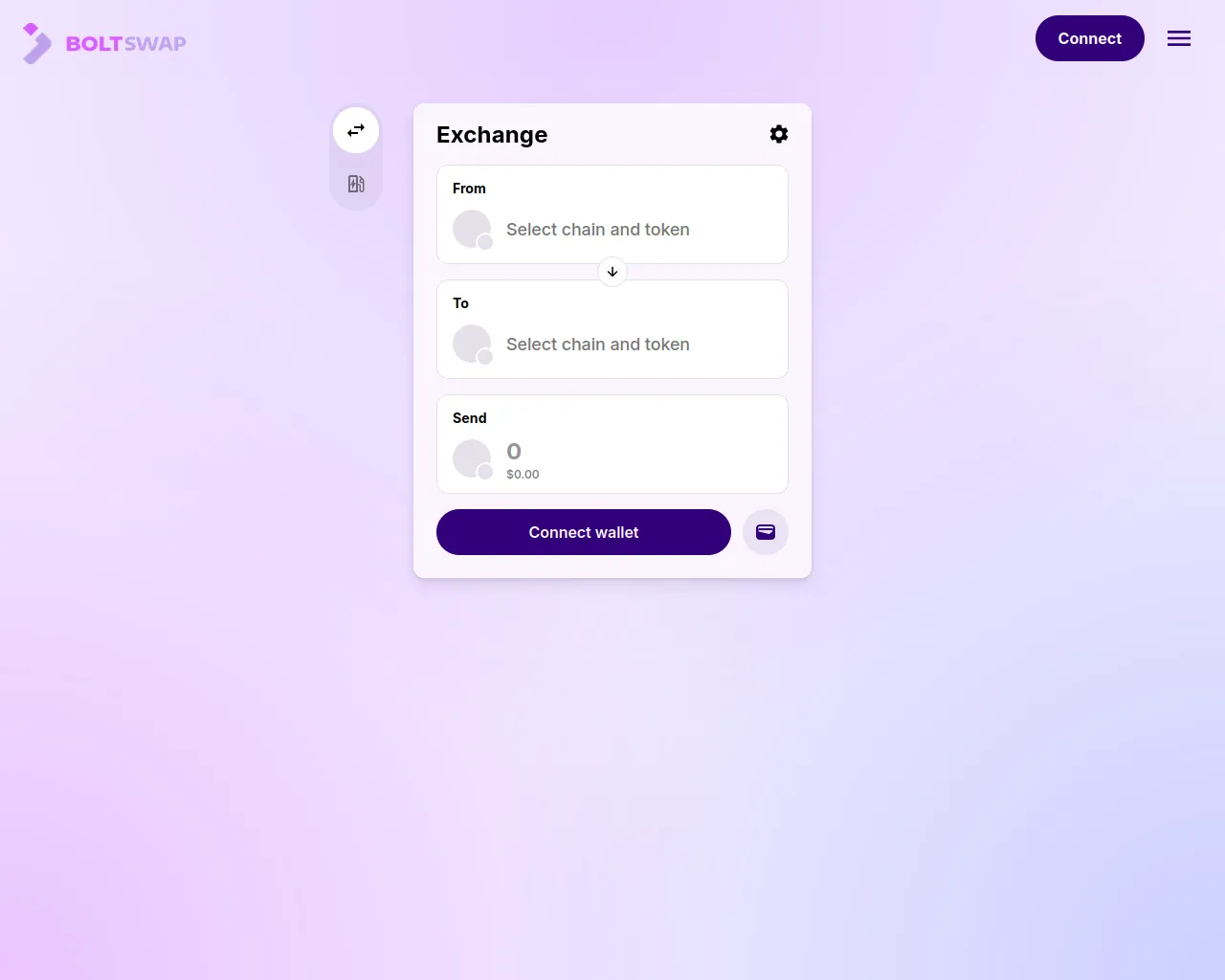 Screenshot of boltswap.vercel.app
