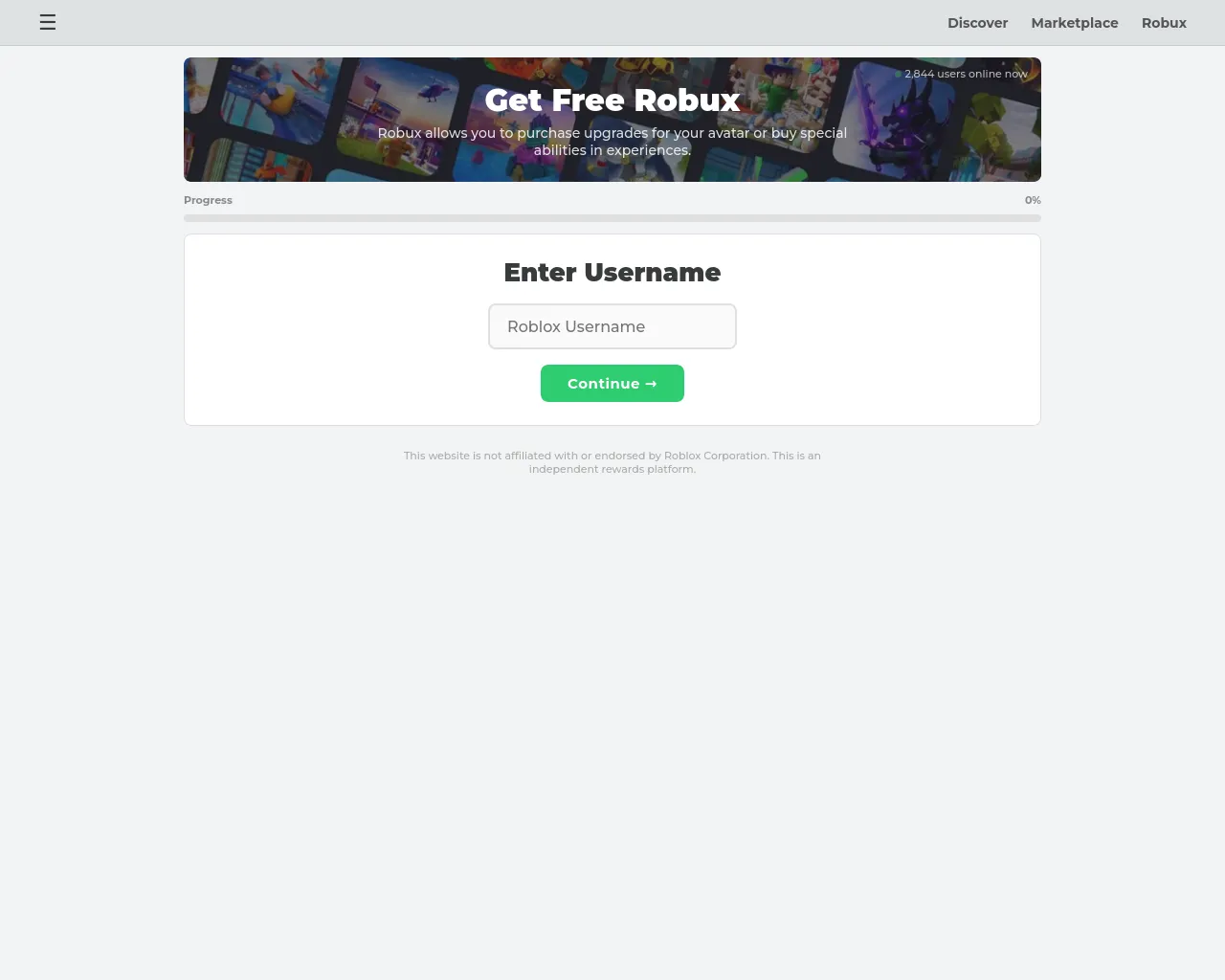 Screenshot of zenreward.site