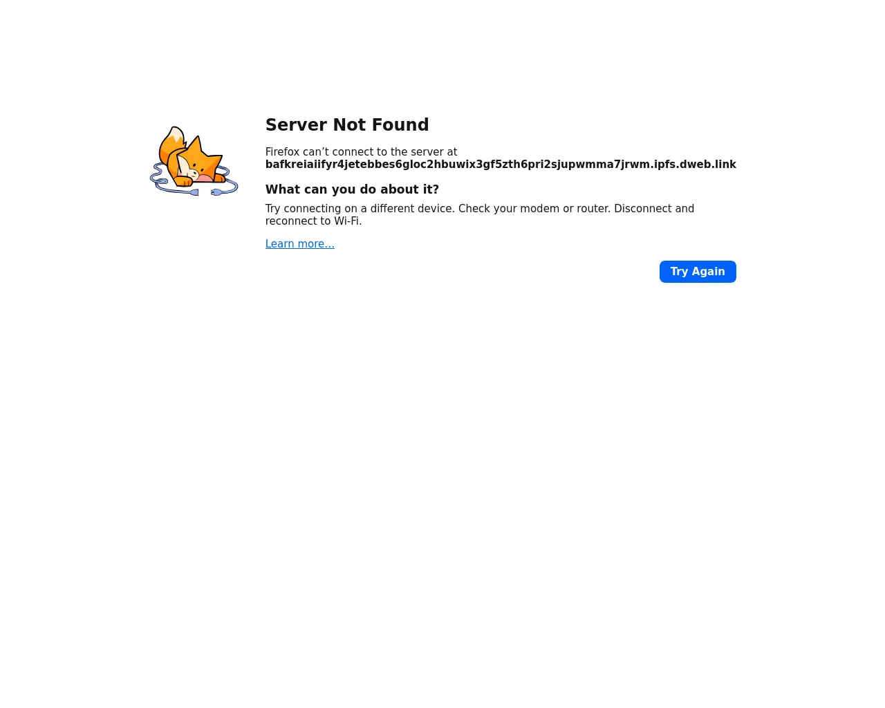 Screenshot of bafkreiaiifyr4jetebbes6gloc2hbuwix3gf5zth6pri2sjupwmma7jrwm.ipfs.dweb.link