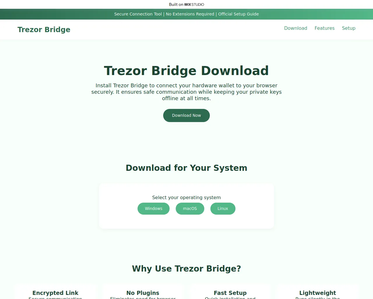 Screenshot of search-bridge.wixstudio.com