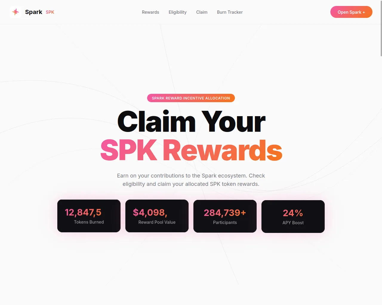Screenshot of sparkfilabs.info