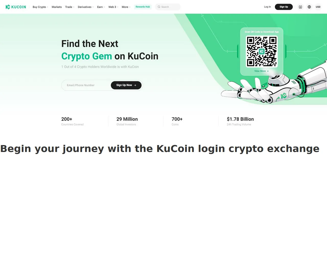 Screenshot of kucoinlogindac.webflow.io