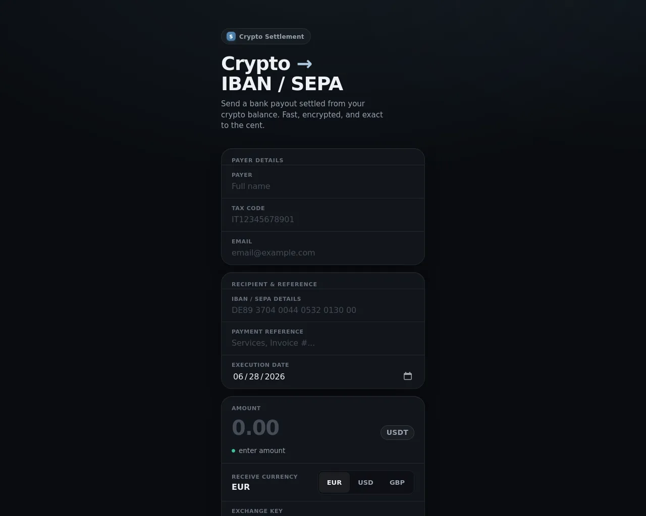 Screenshot of sepacrypto.tax