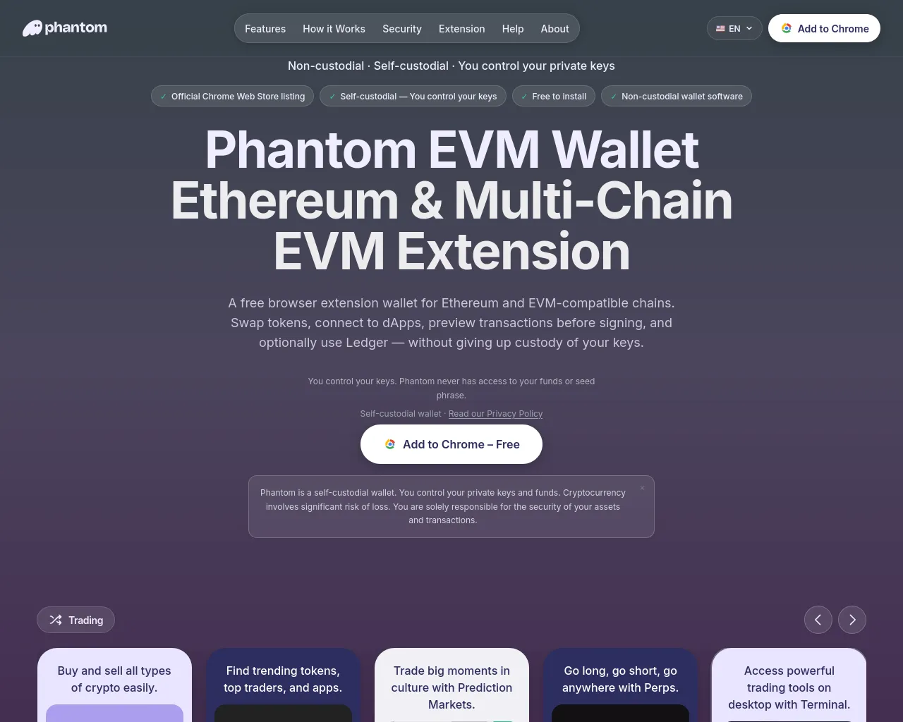 Screenshot of phantomlab.io