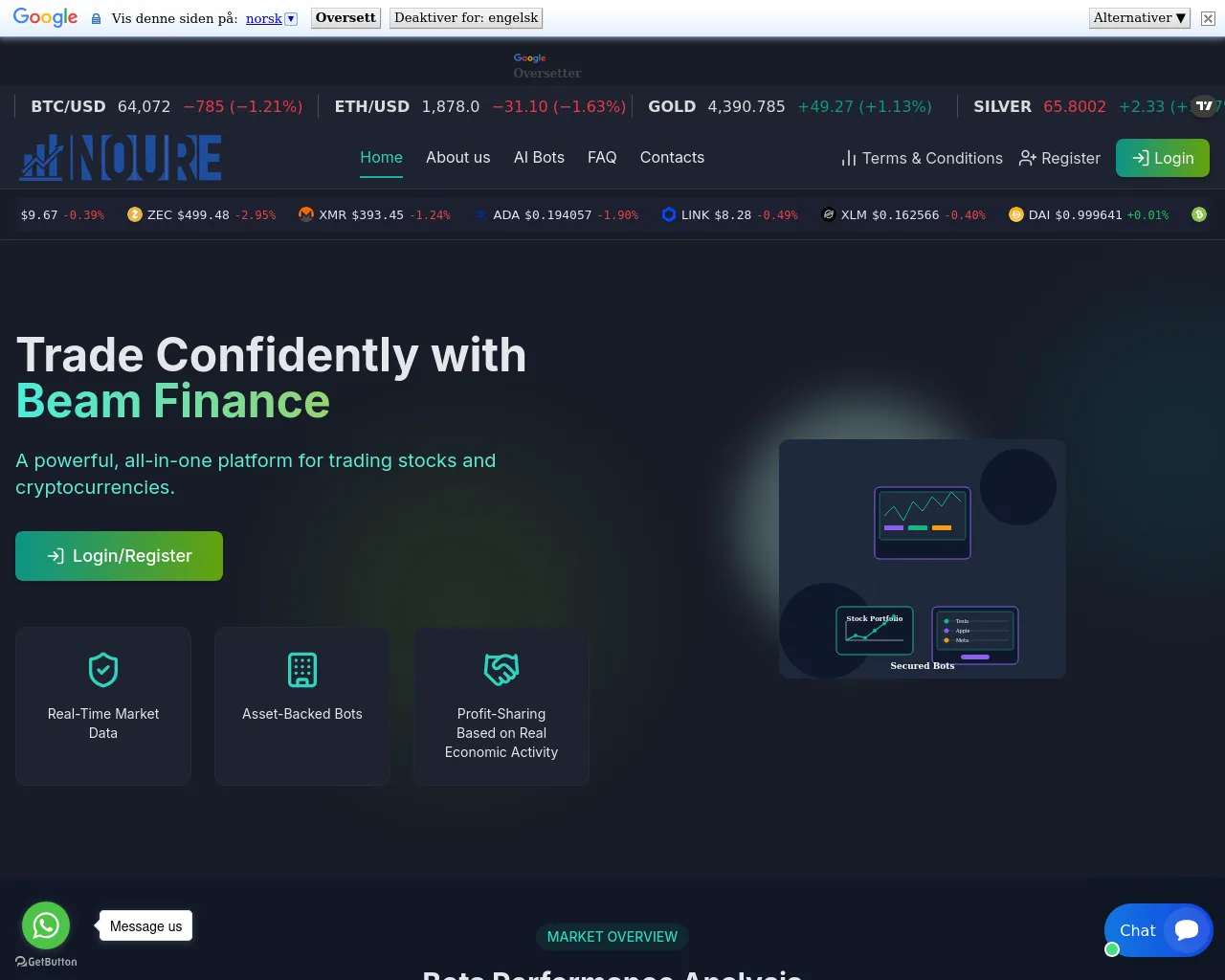 Screenshot of noure.xyz