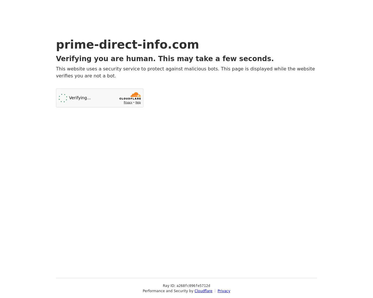 Screenshot of prime-direct-info.com
