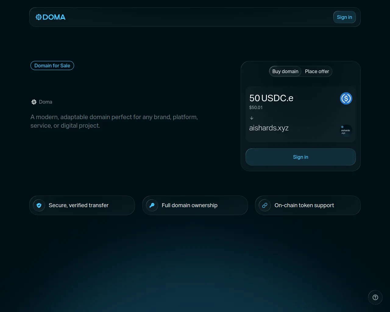 Screenshot of aishards.xyz