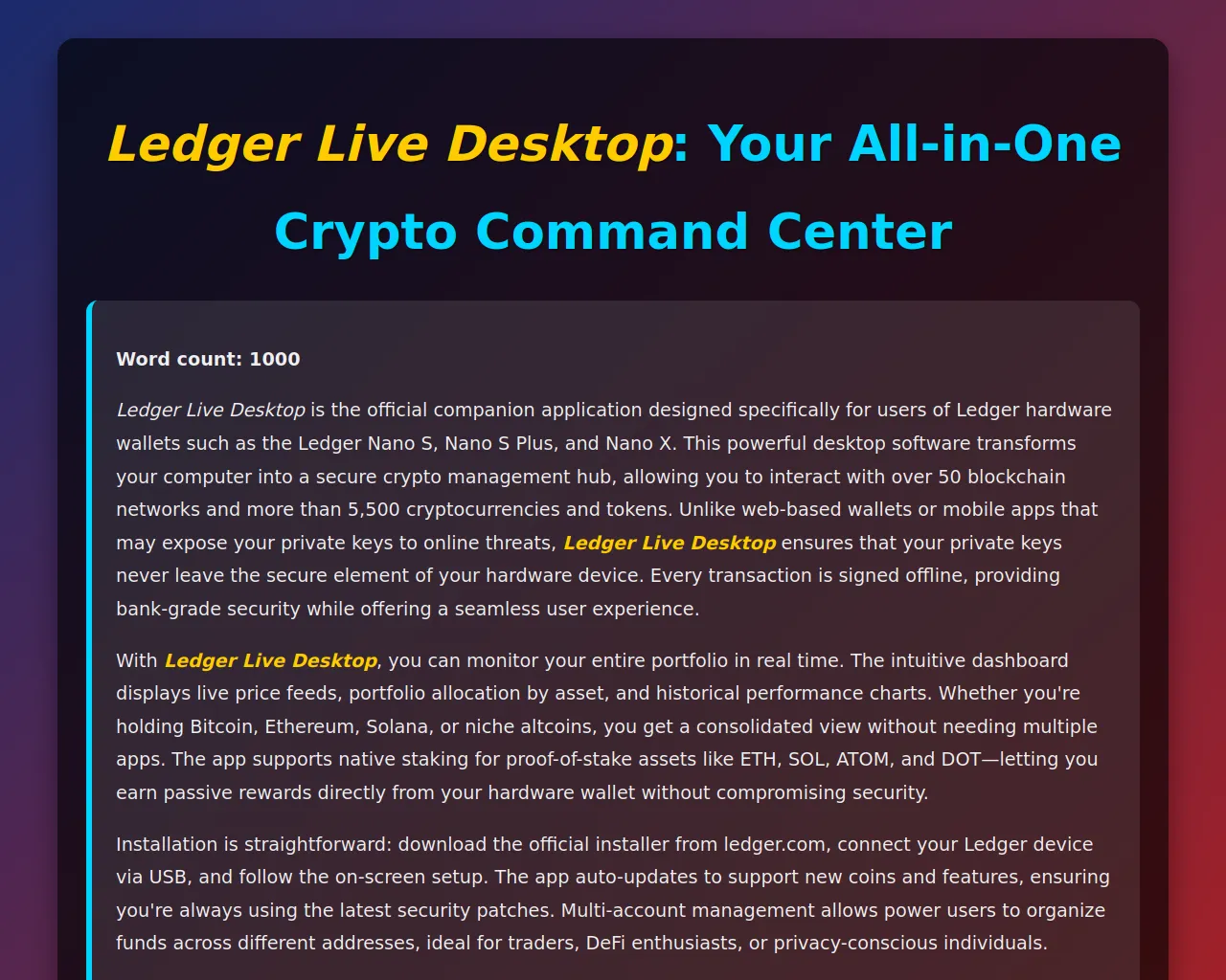 Screenshot of ledger-homepages.pages.dev