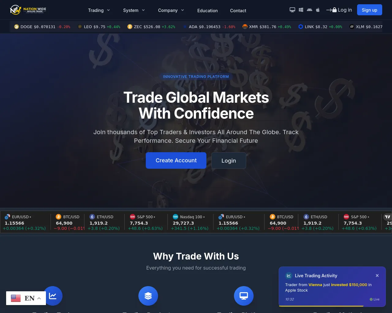 Screenshot of nationwideskilledtrade.net