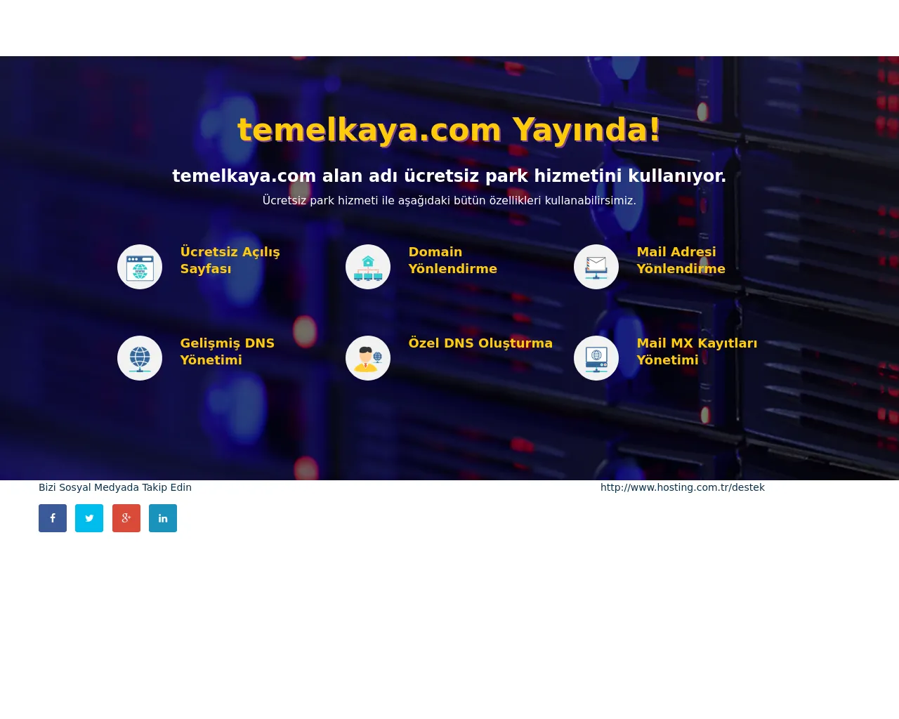 Screenshot of temelkaya.com