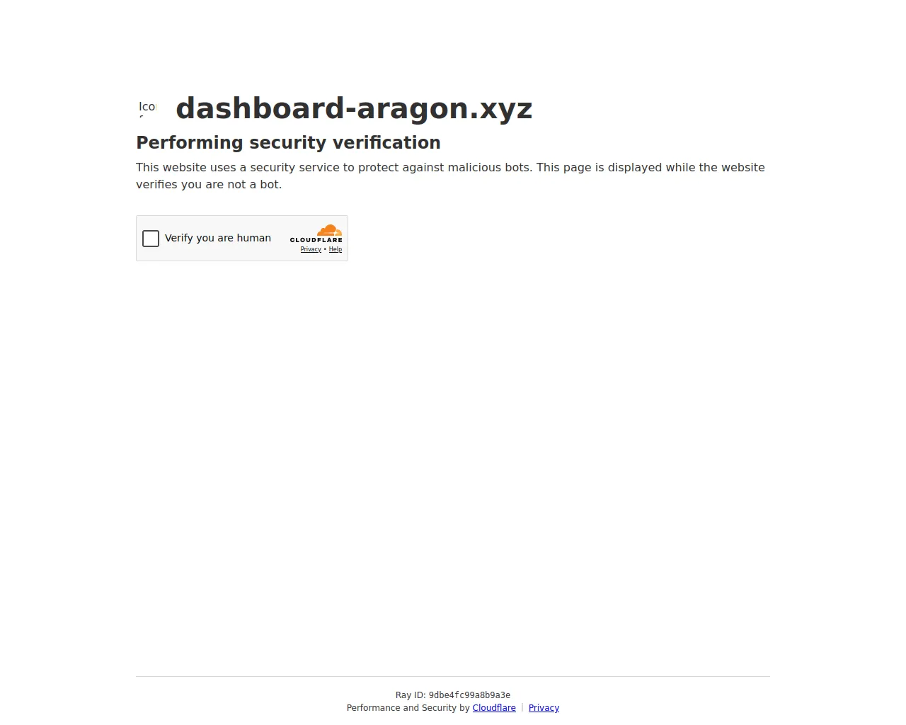 Screenshot of dashboard-aragon.xyz