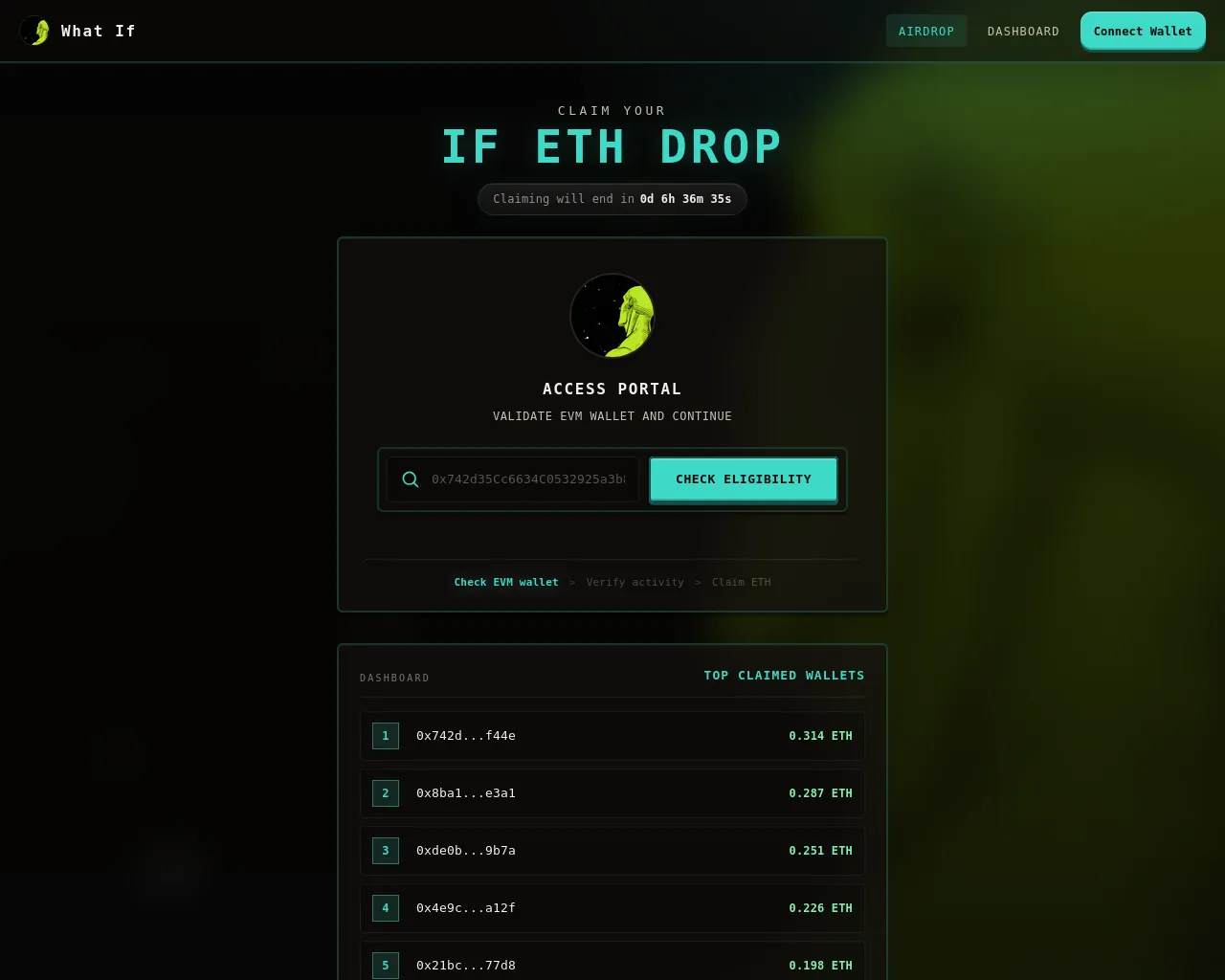 Screenshot of if.5a-evmcheck.lol