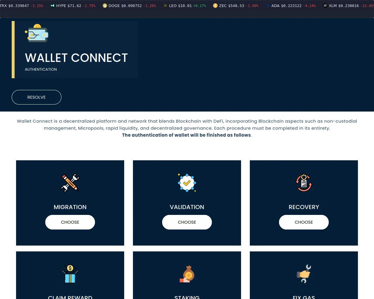 Screenshot of newdapp-swap.netlify.app