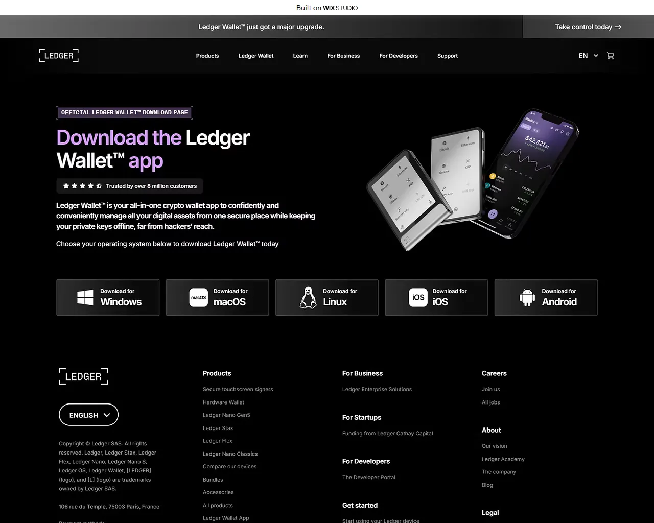 Screenshot of apps-ledgar-strt.wixstudio.com