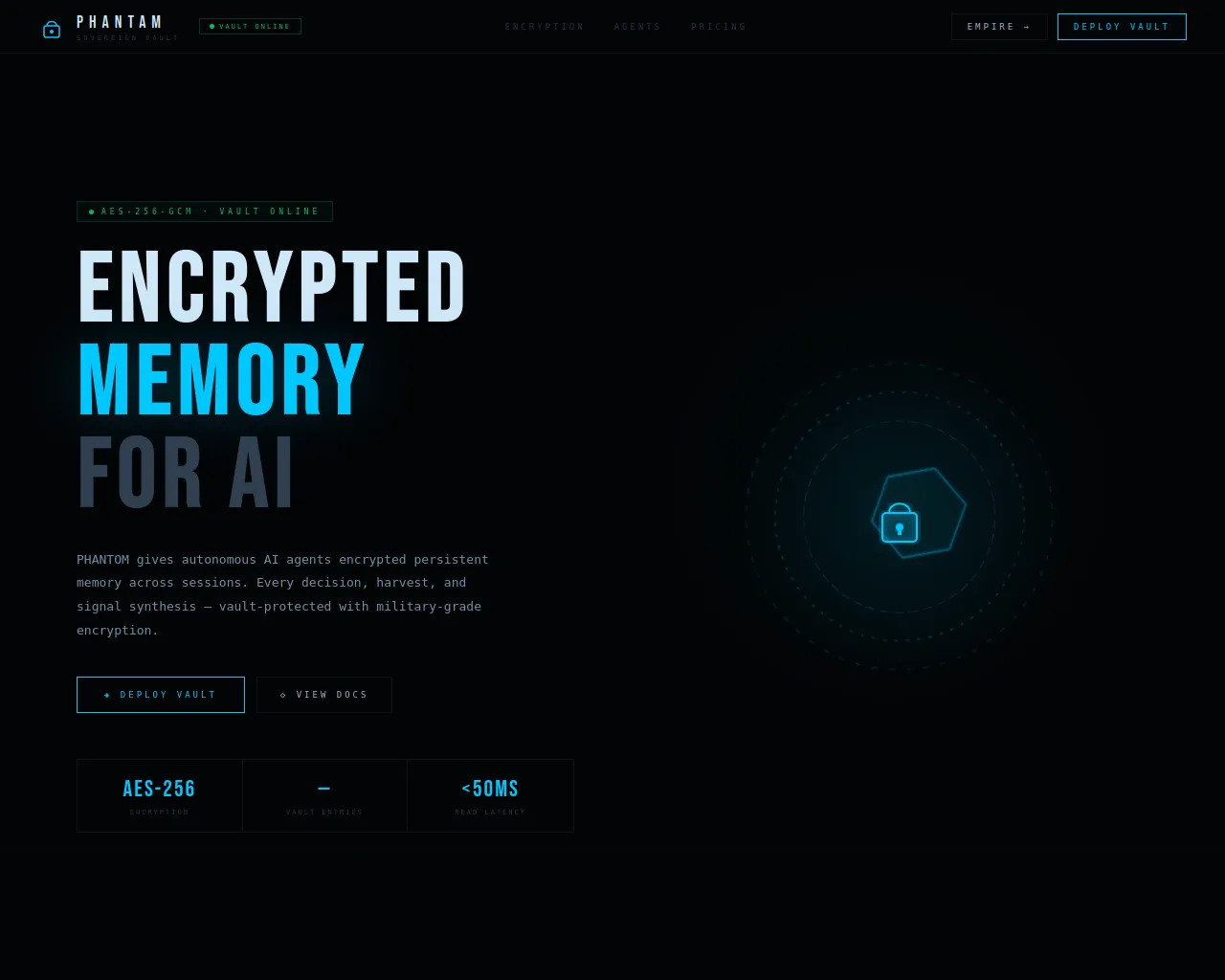 Screenshot of phantam.xyz