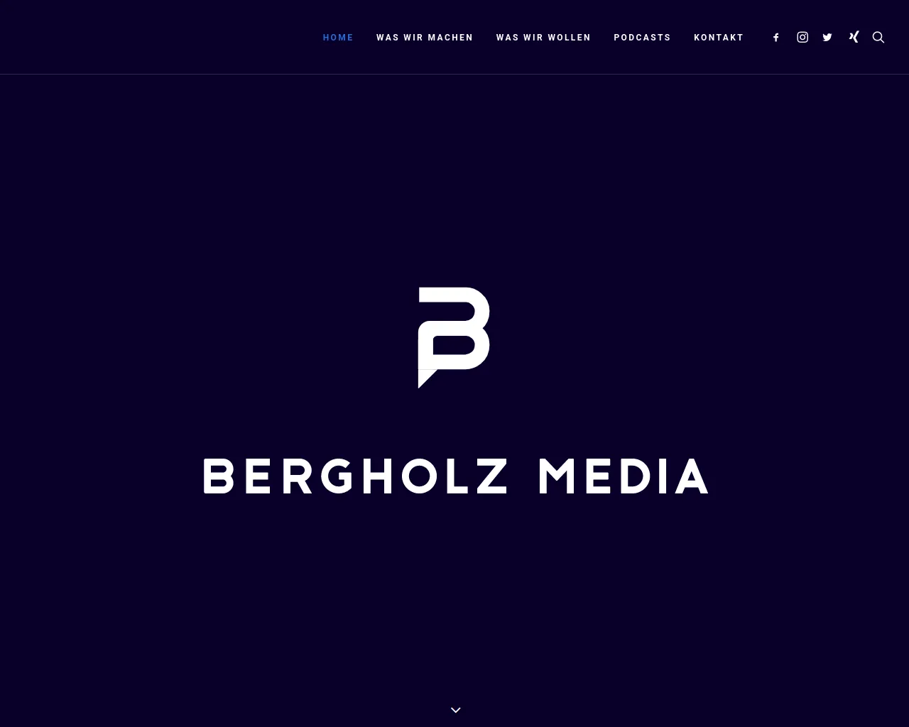 Screenshot of bergholz-media.de