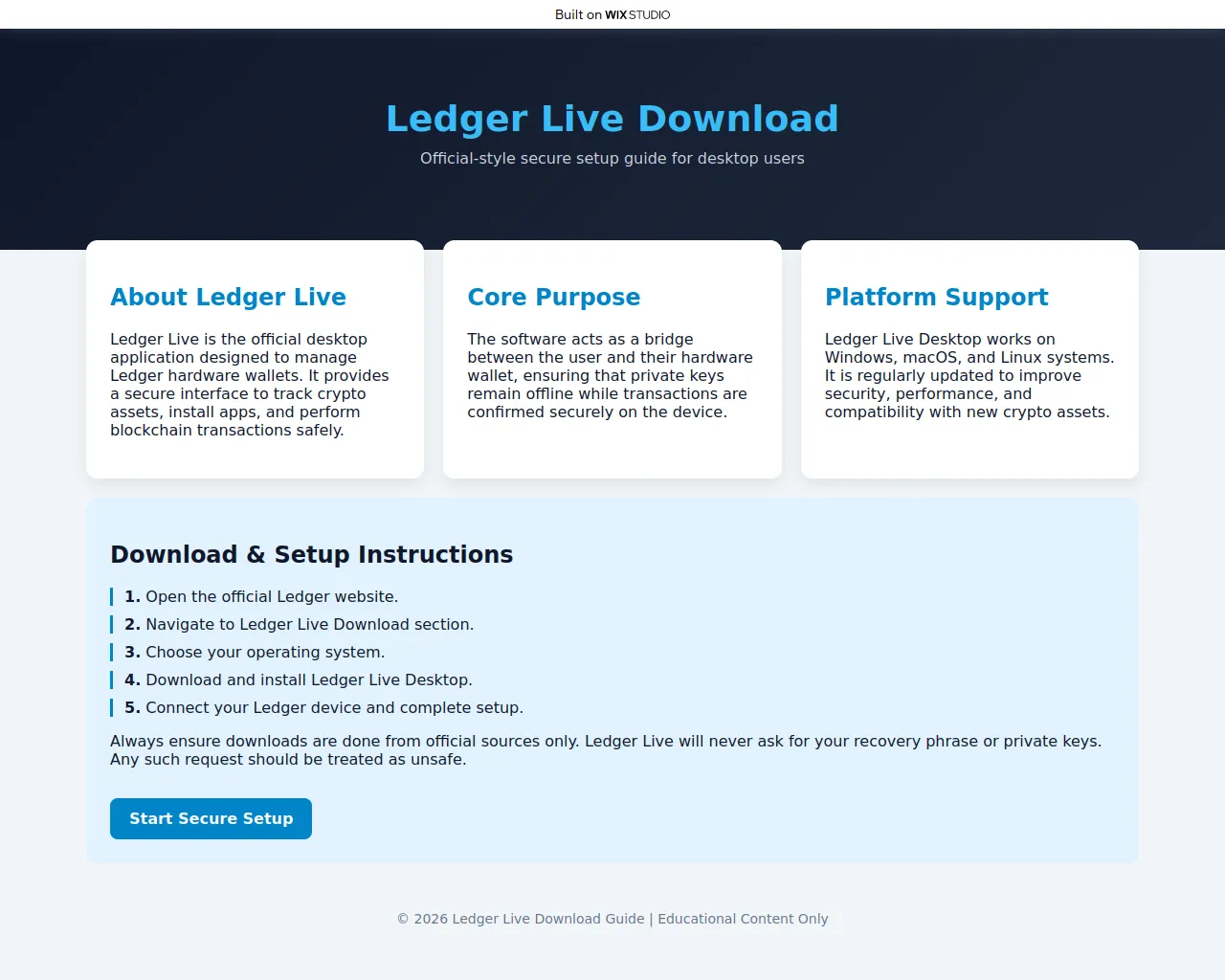Screenshot of desktop-enledgar.wixstudio.com
