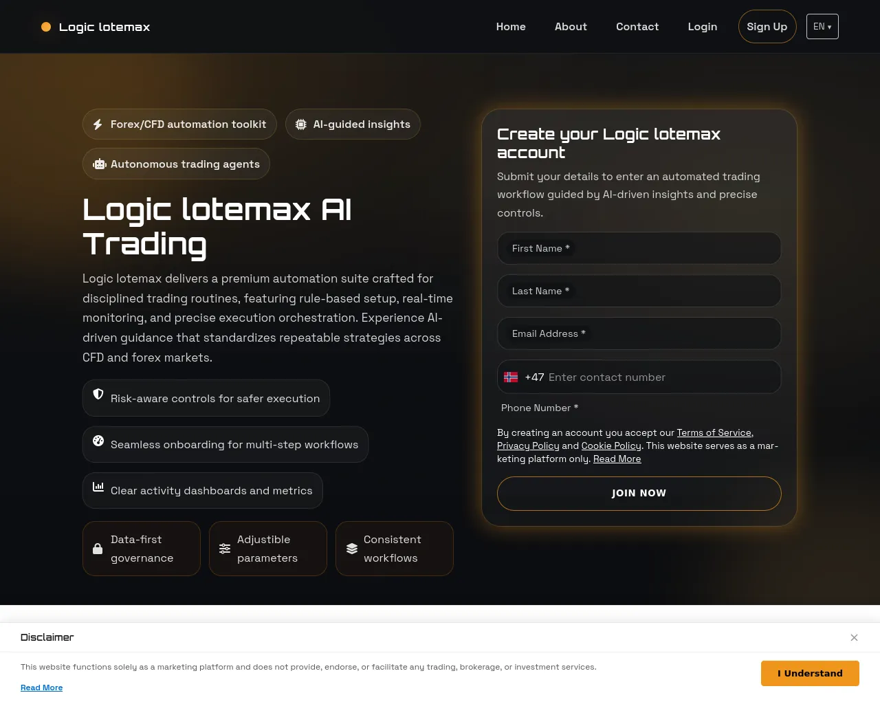 Screenshot of logiclotemax.pro