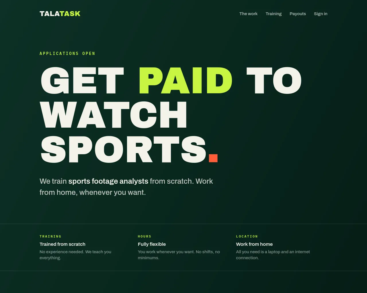 Screenshot of talatas.org