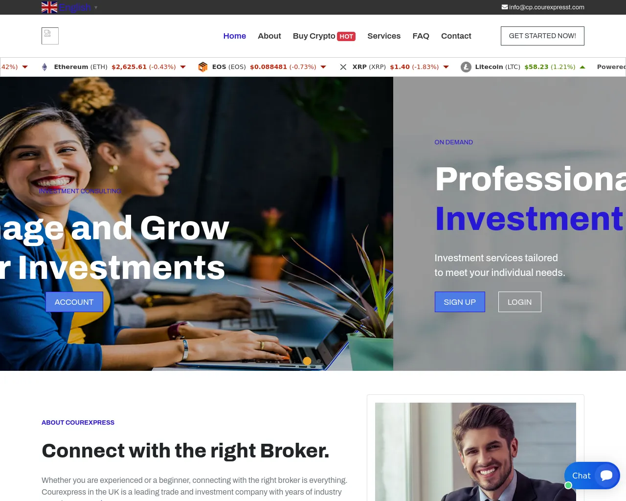 Screenshot of cp.vexotra.com