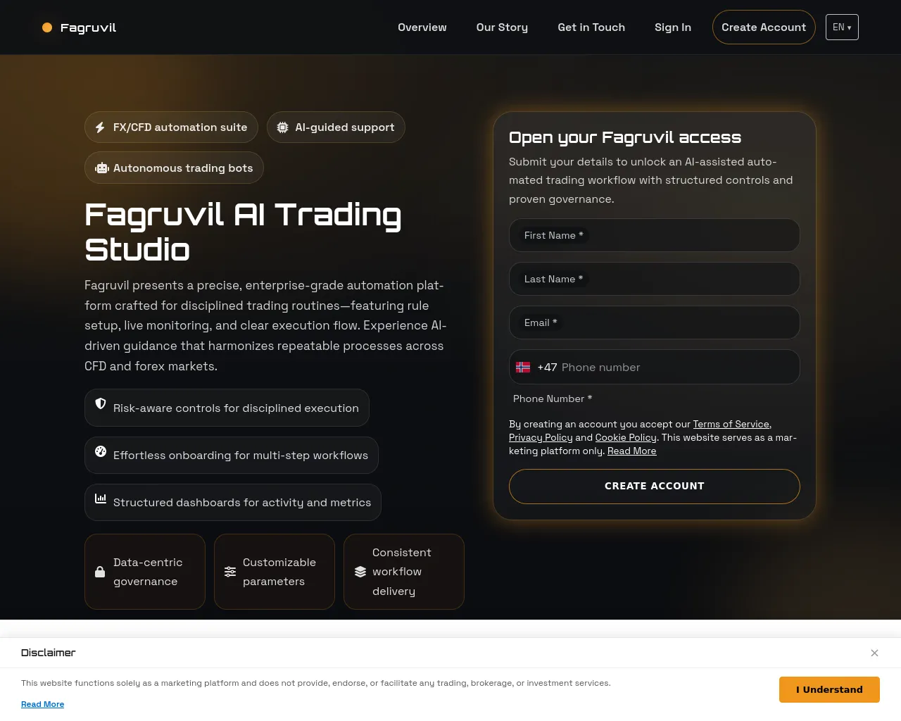 Screenshot of fagruvil.shop