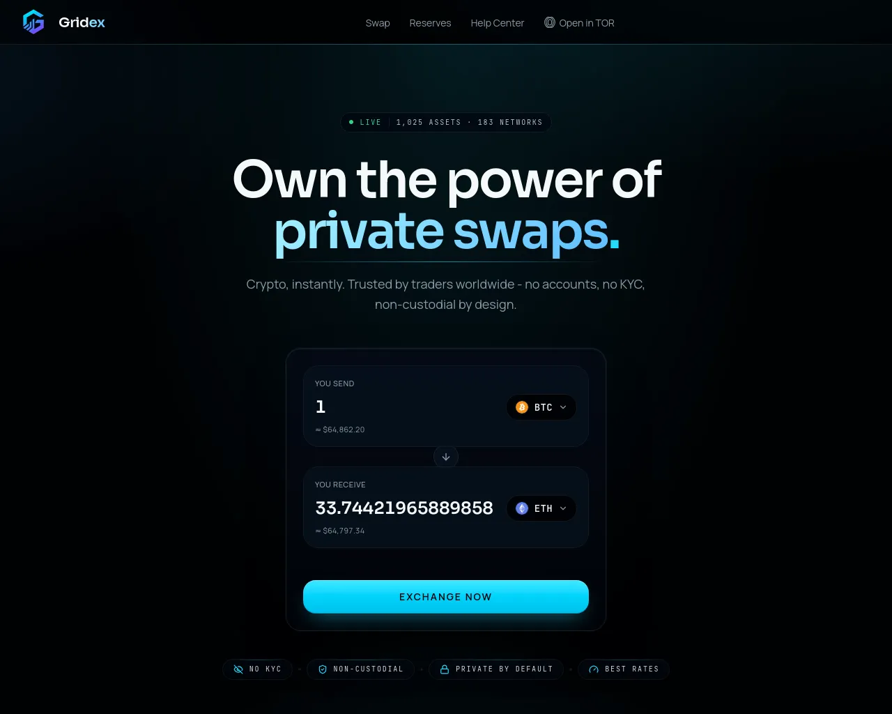 Screenshot of gridexexchange.com