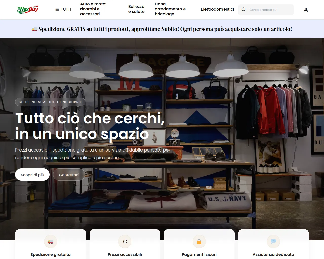 Screenshot of granvetrina.it.com