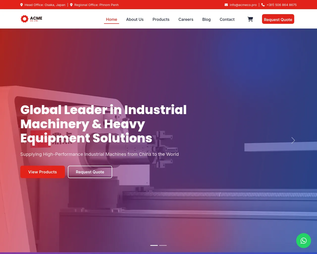 Screenshot of acmeco.pro