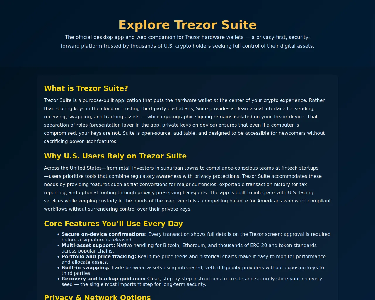 Screenshot of public-trezersuite.pages.dev