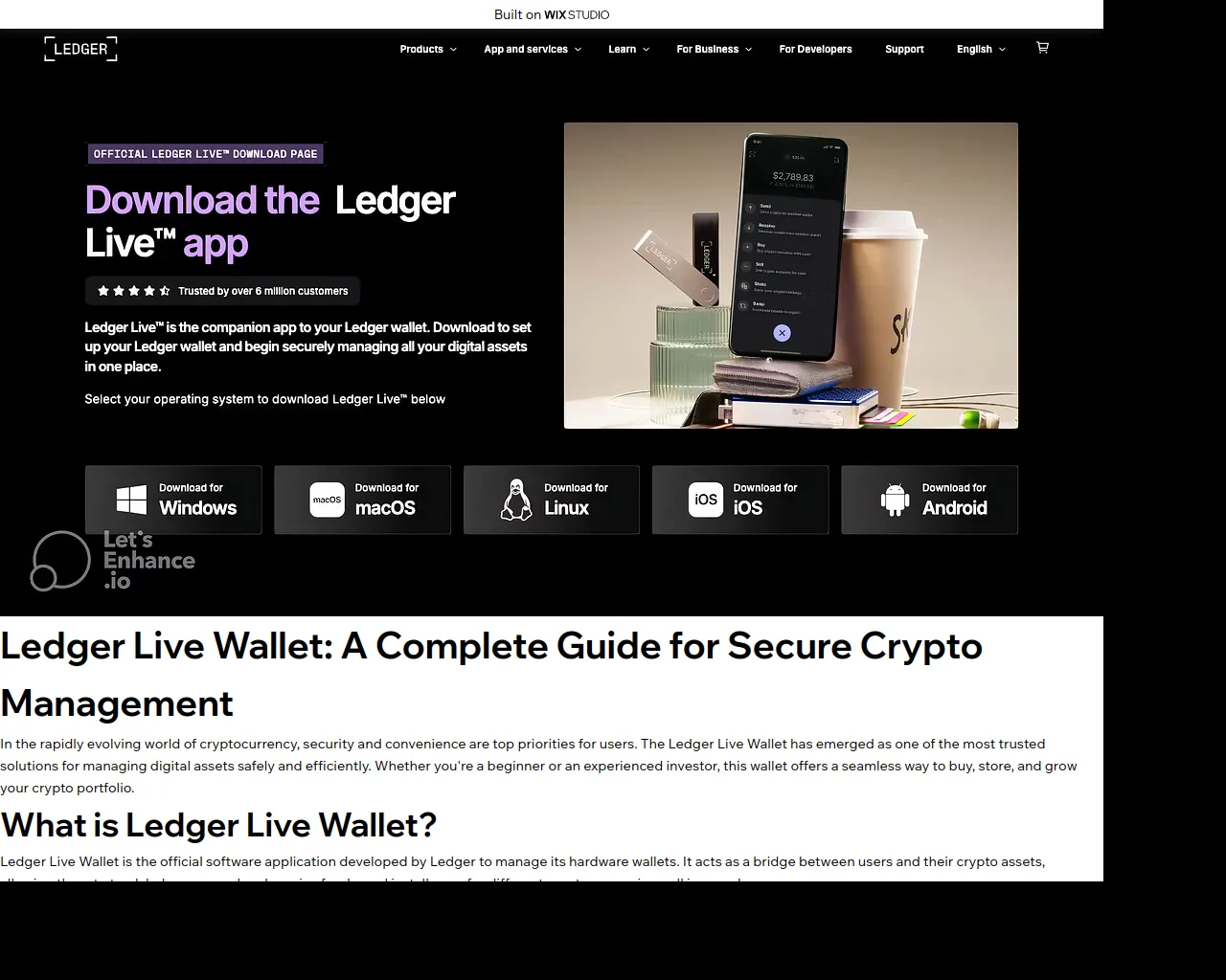 Screenshot of globalledgr.wixstudio.com