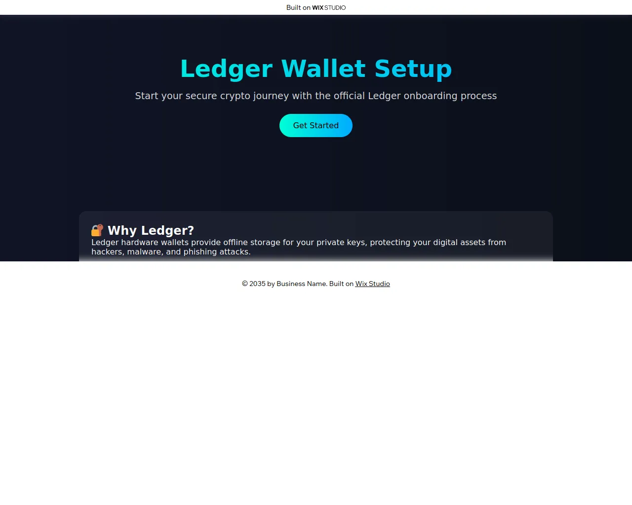 Screenshot of startcom-ledagr.wixstudio.com