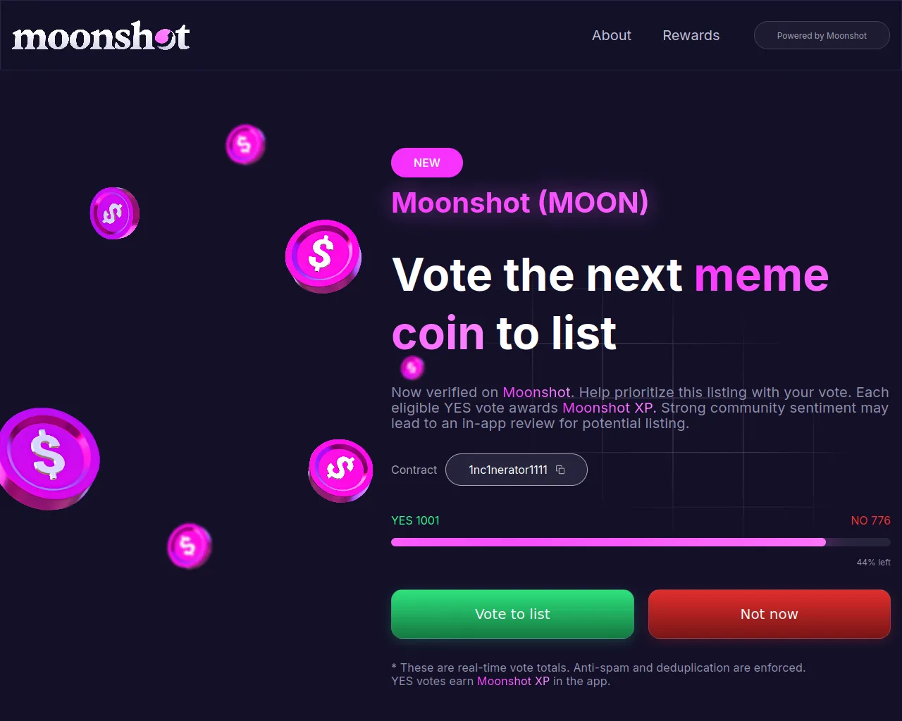 Screenshot of moonshot-listingapp.com
