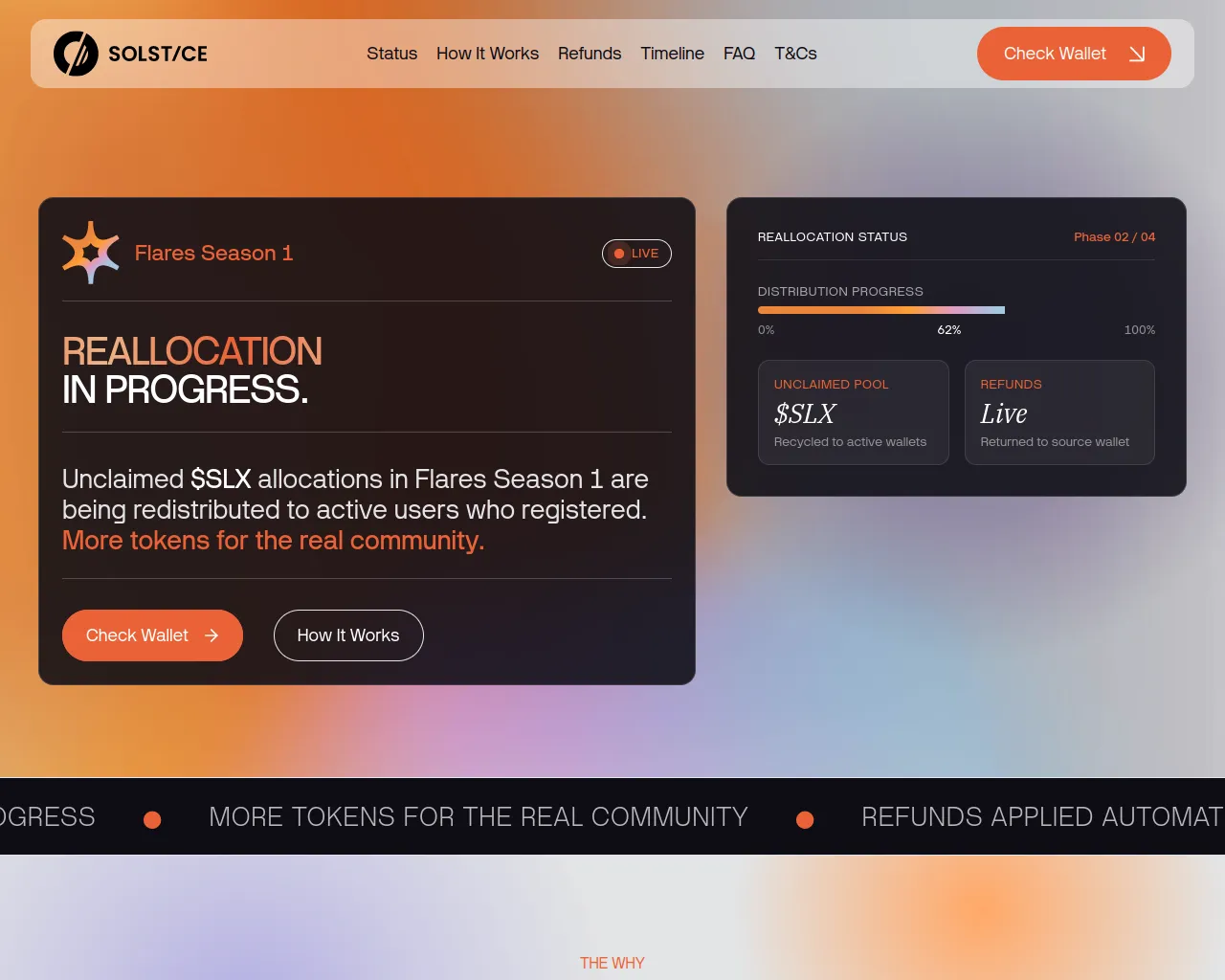Screenshot of portal-solstice.finance