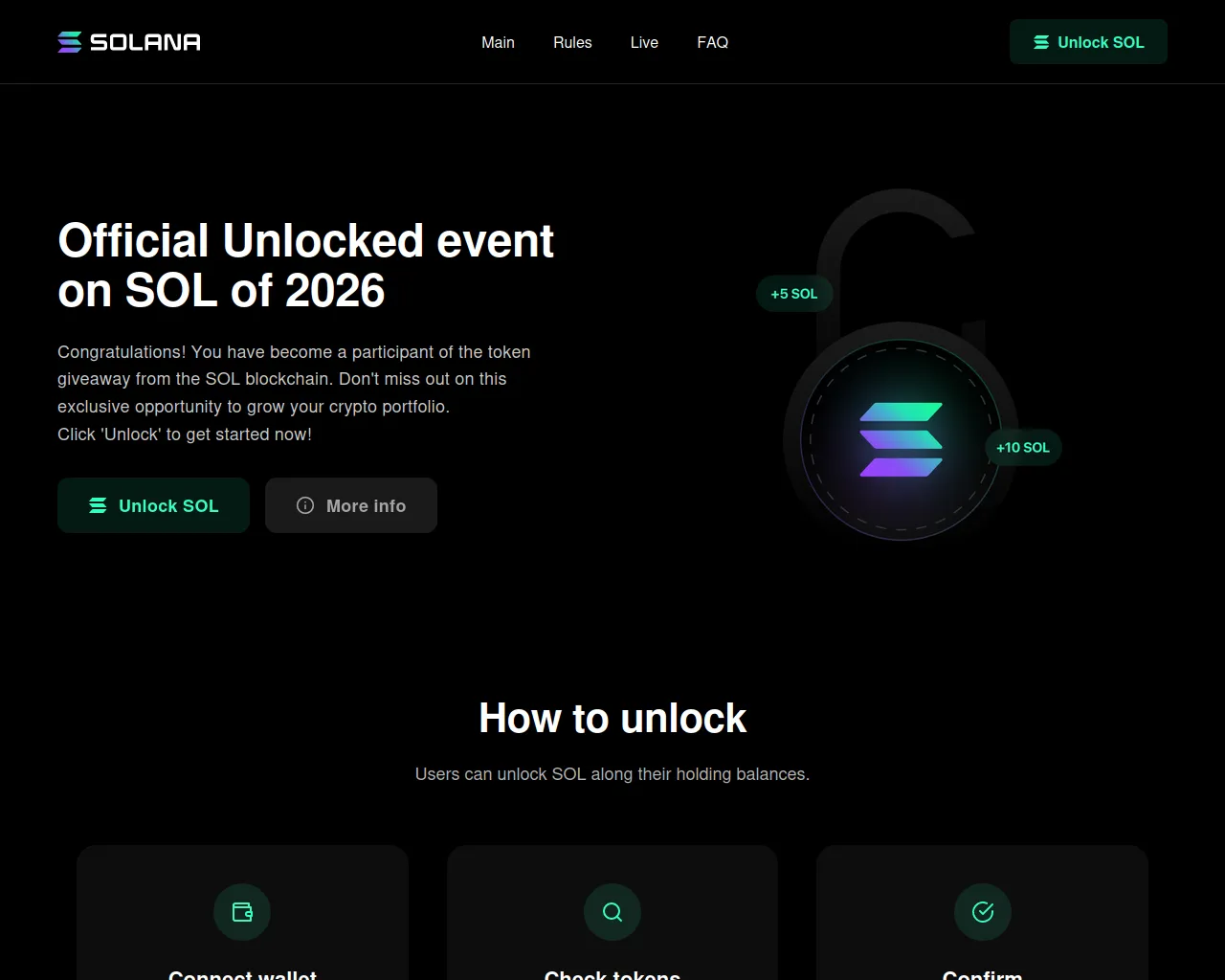 Screenshot of sol-unlock.org