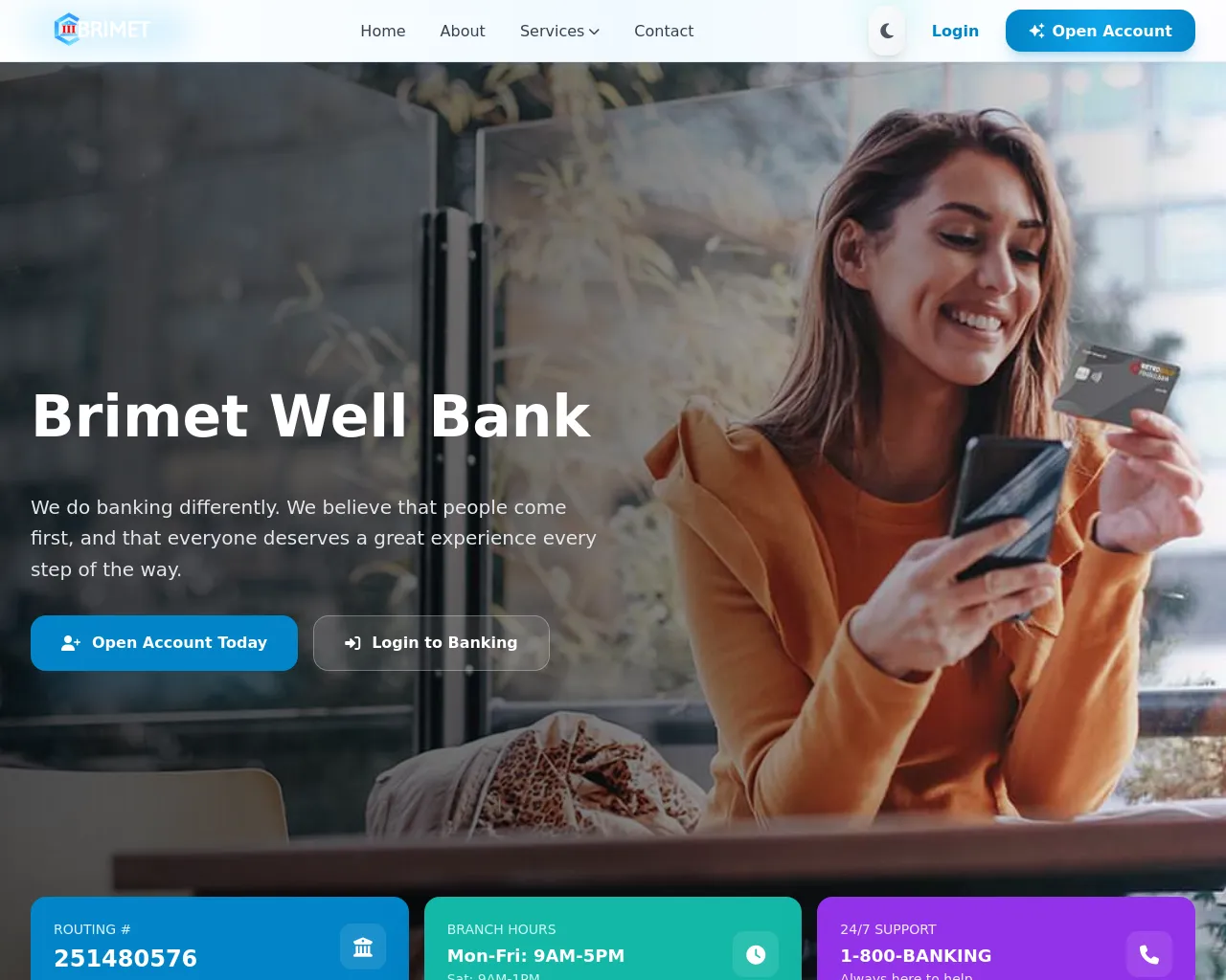 Screenshot of brimetwell.com