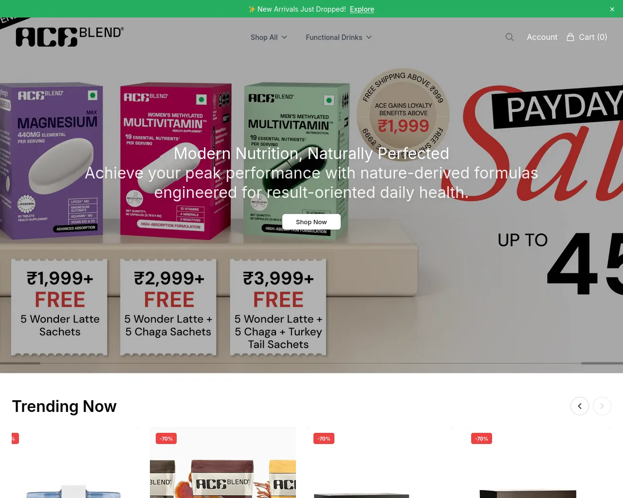 Screenshot of abhealth.shop