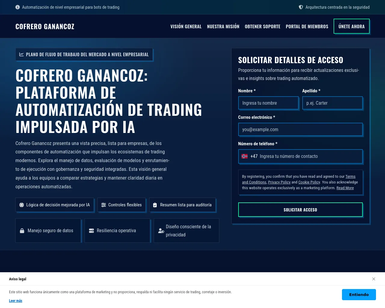 Screenshot of cofreroganancoz.shop