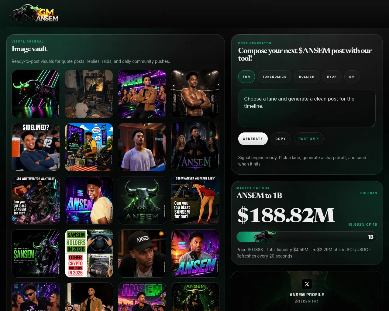 Screenshot of gmansem.com