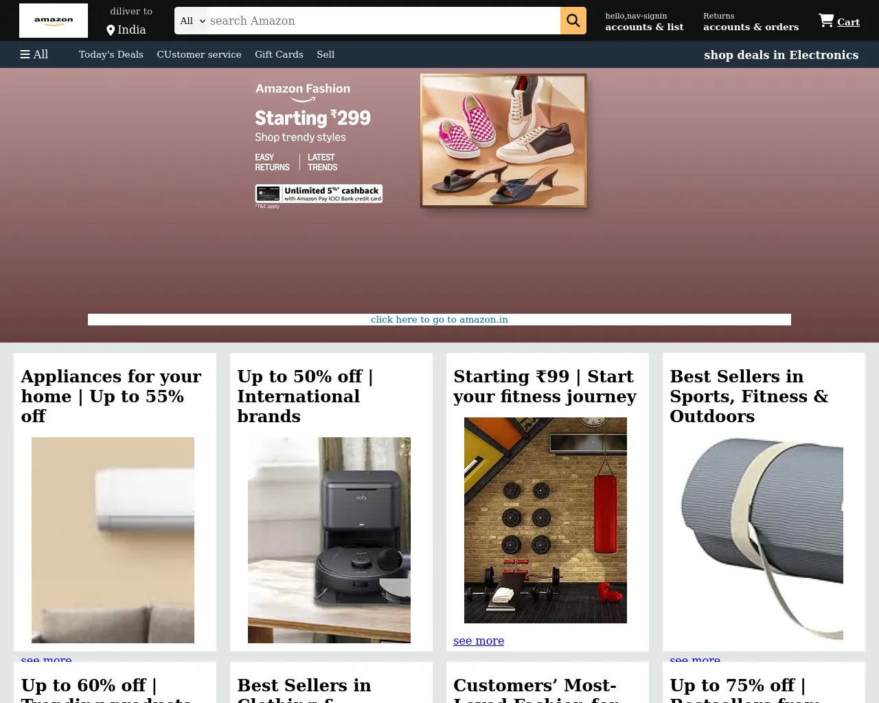 Screenshot of project2-amazone-clone.vercel.app