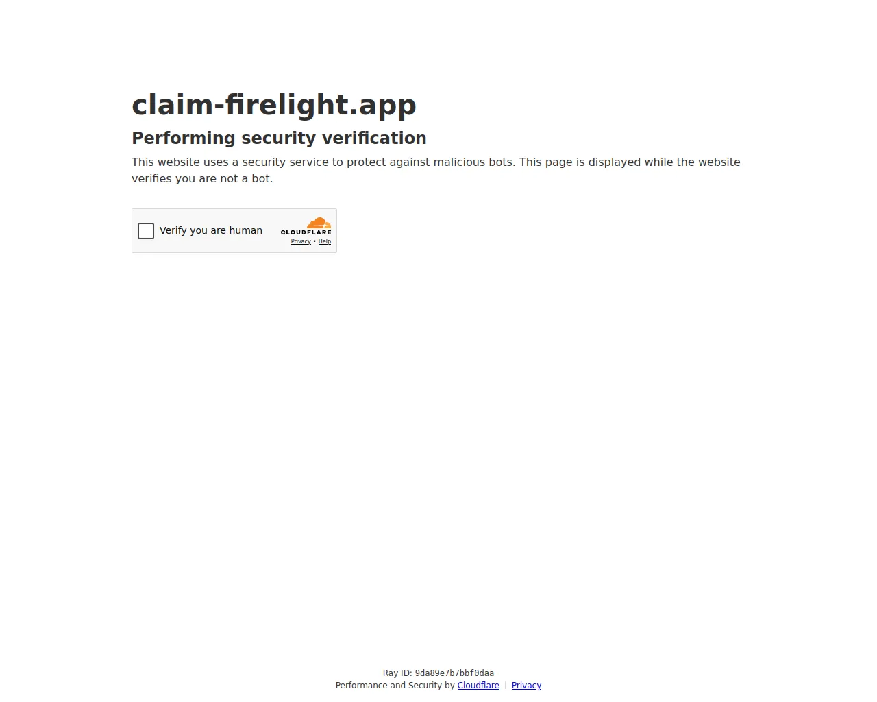 Screenshot of claim-firelight.app